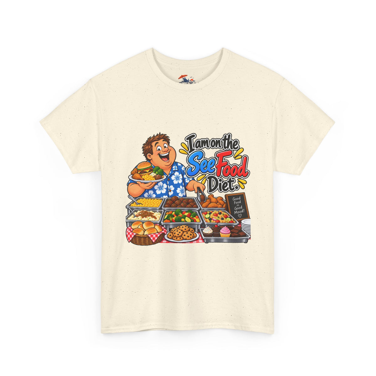See Food Diet T-Shirt – Funny Seafood Buffet Tee