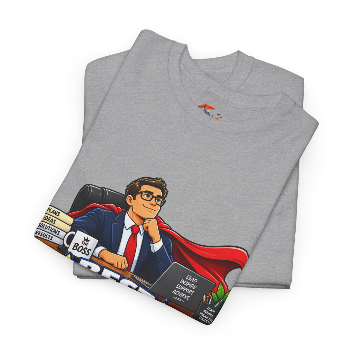 Best Boss Ever T‑Shirt — Personalized "Our Fearless Leader" Gift for Bosses (Add Name)