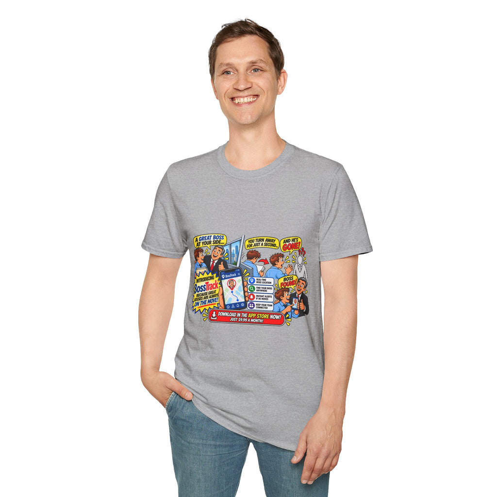 Funny Boss Tracker T-Shirt