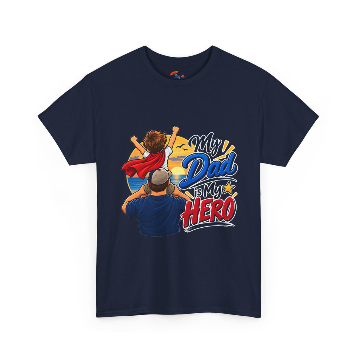 My Dad Is My Hero T-Shirt — Father & Child Superhero Tee for Father’s Day