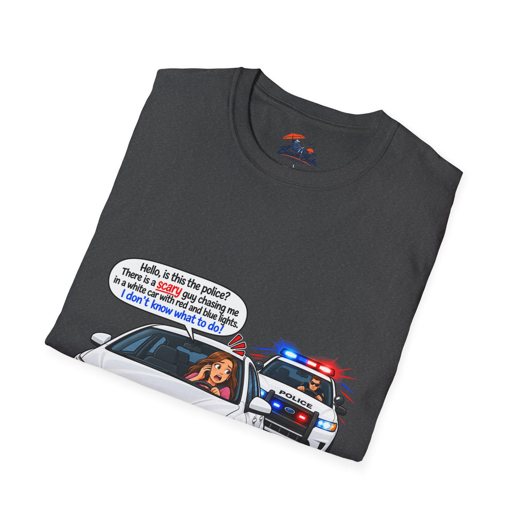 Funny Police Pull-Over Graphic Tee