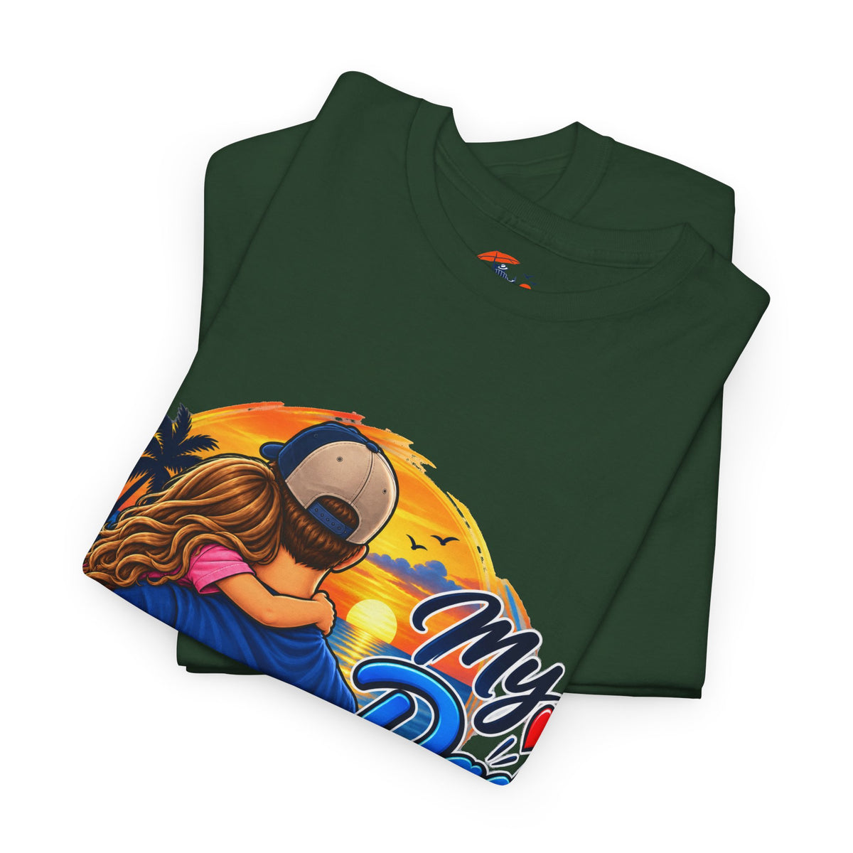 Dad & Daughter Tee — "My Dad Is My Hero" Father's Day T-Shirt