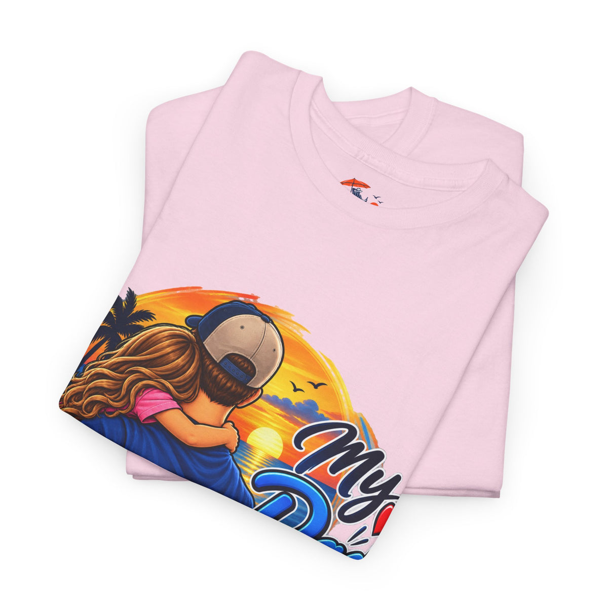 Dad & Daughter Tee — "My Dad Is My Hero" Father's Day T-Shirt