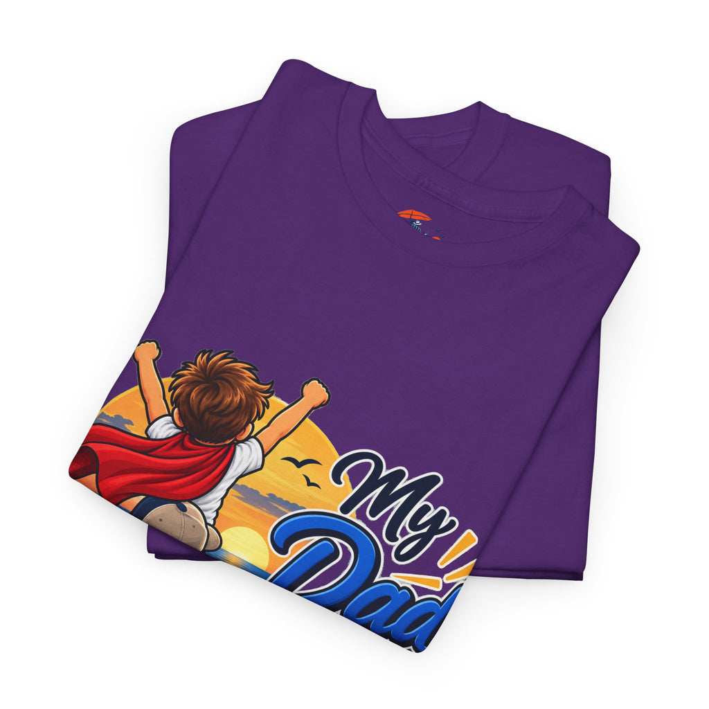 My Dad Is My Hero T-Shirt — Father & Child Superhero Tee for Father’s Day