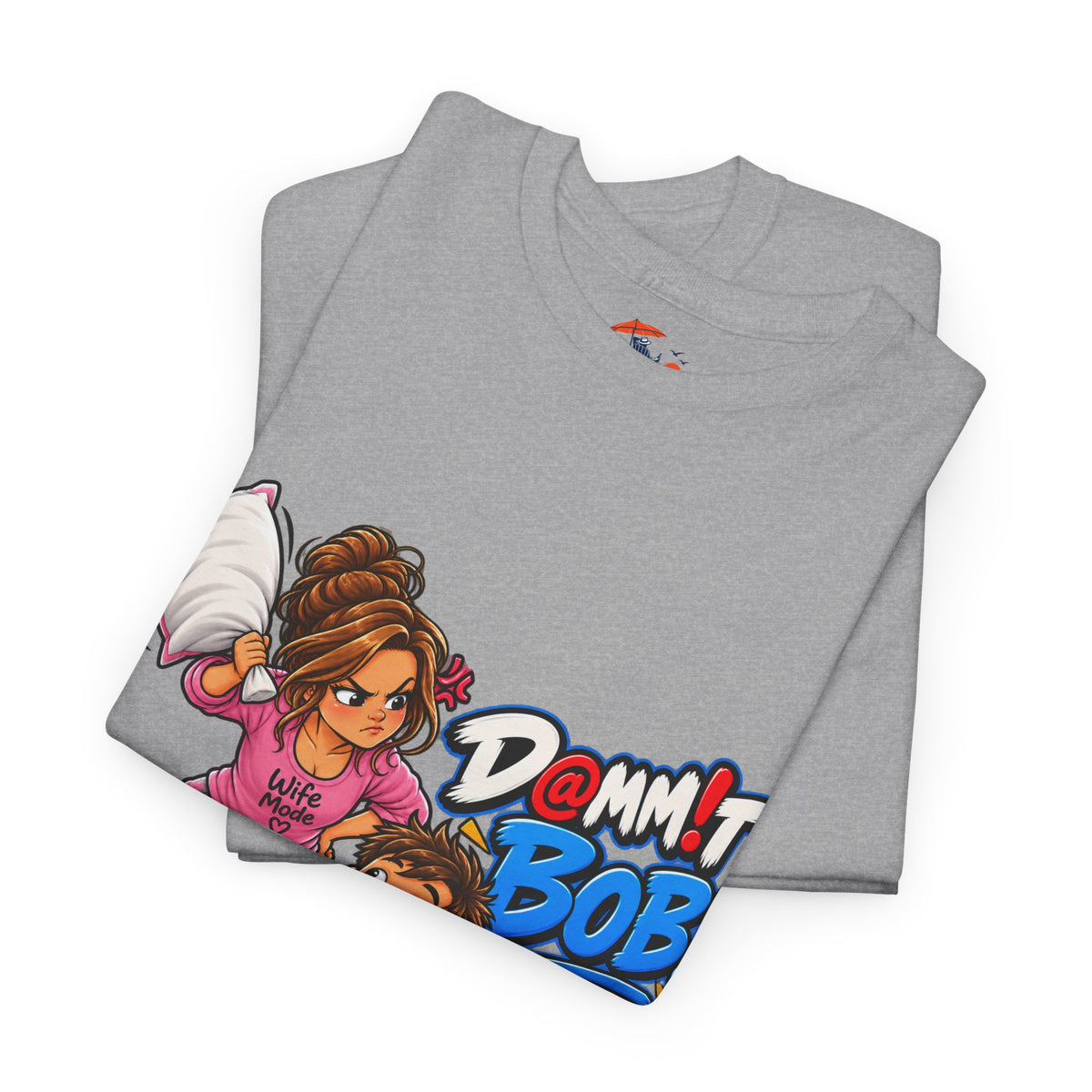 “Damn It Bob!” Couple Gaming Pillow Fight T-Shirt