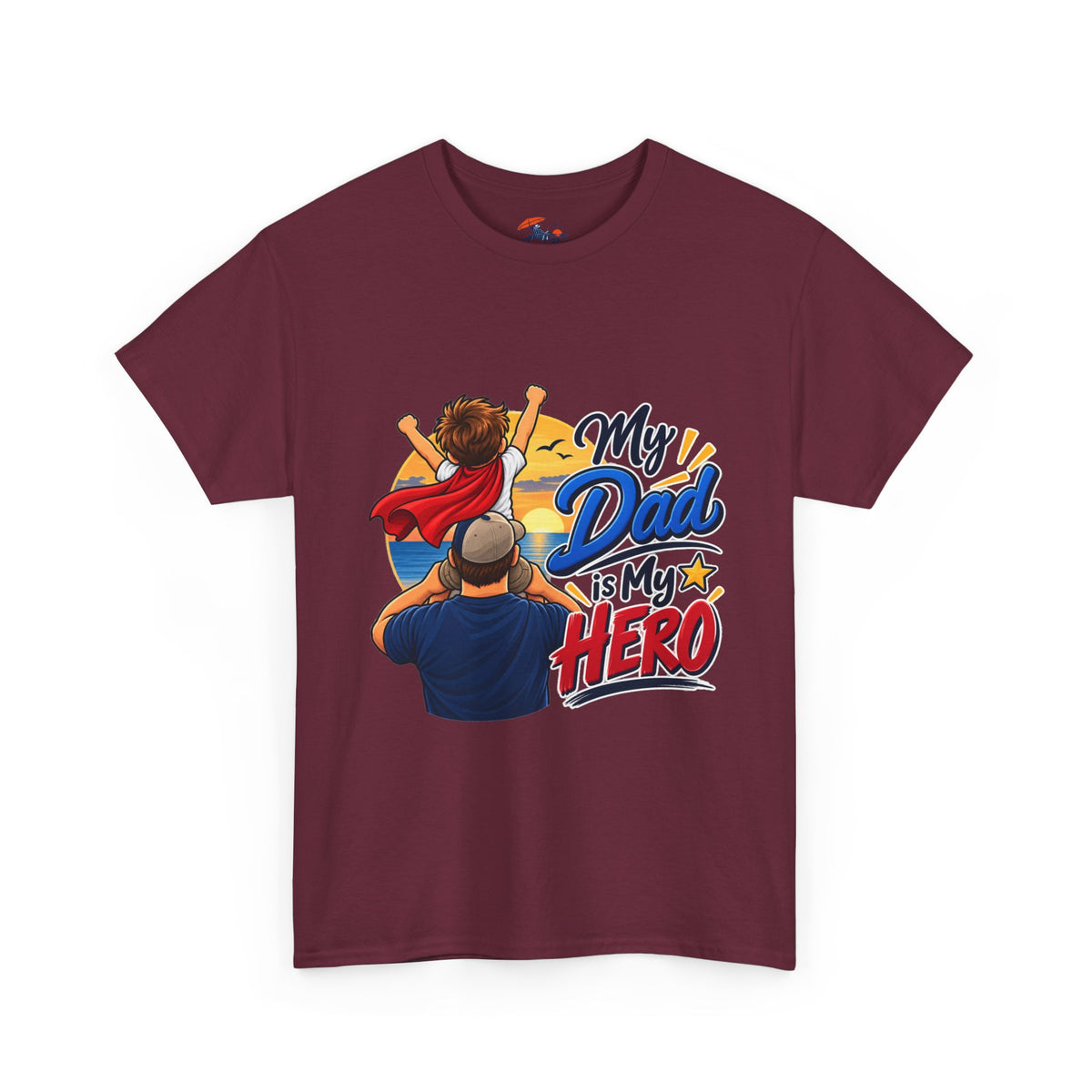 My Dad Is My Hero T-Shirt — Father & Child Superhero Tee for Father’s Day