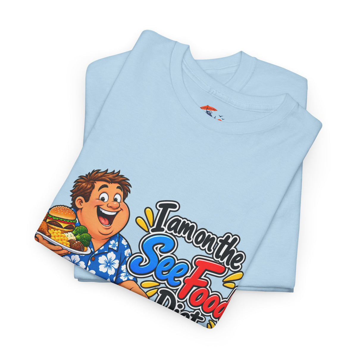 See Food Diet T-Shirt – Funny Seafood Buffet Tee