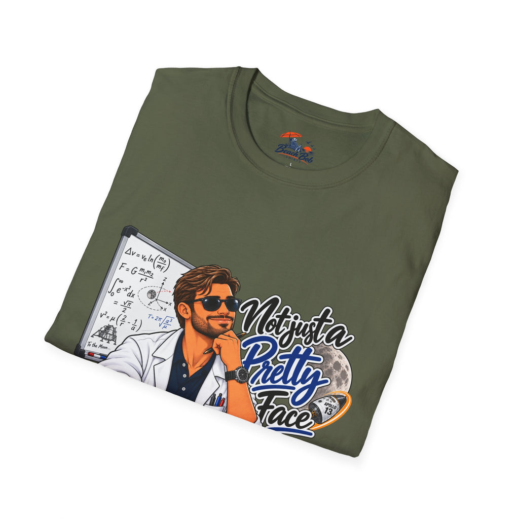 Pretty Face Scientist T-Shirt — 'Mighta Pretty Face' Graphic Tee for Scientists & Students