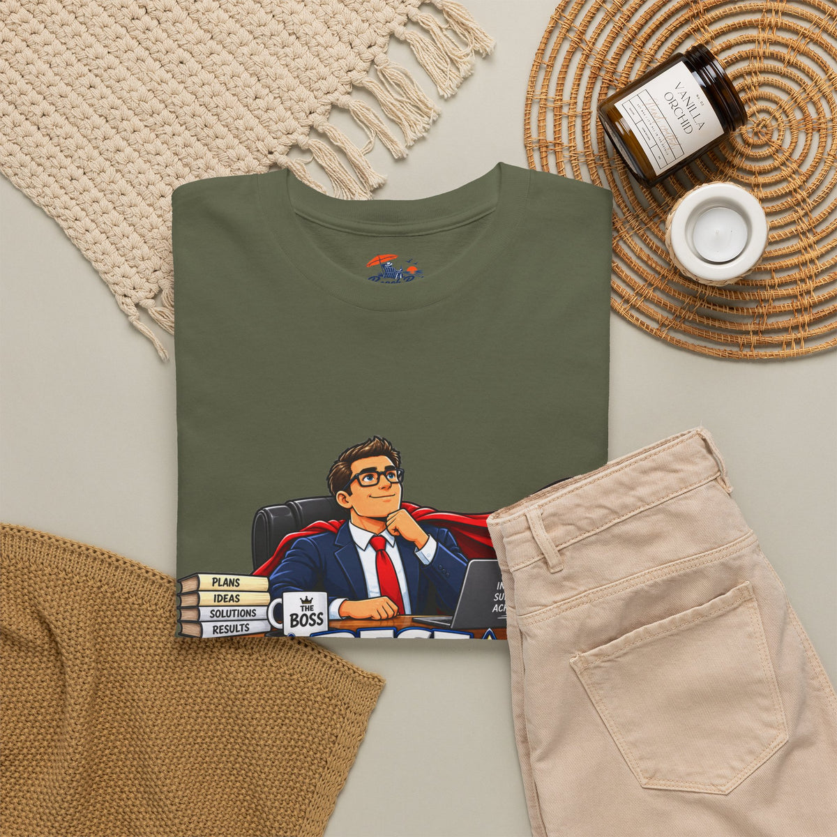 Best Boss Ever T‑Shirt — Personalized "Our Fearless Leader" Gift for Bosses (Add Name)