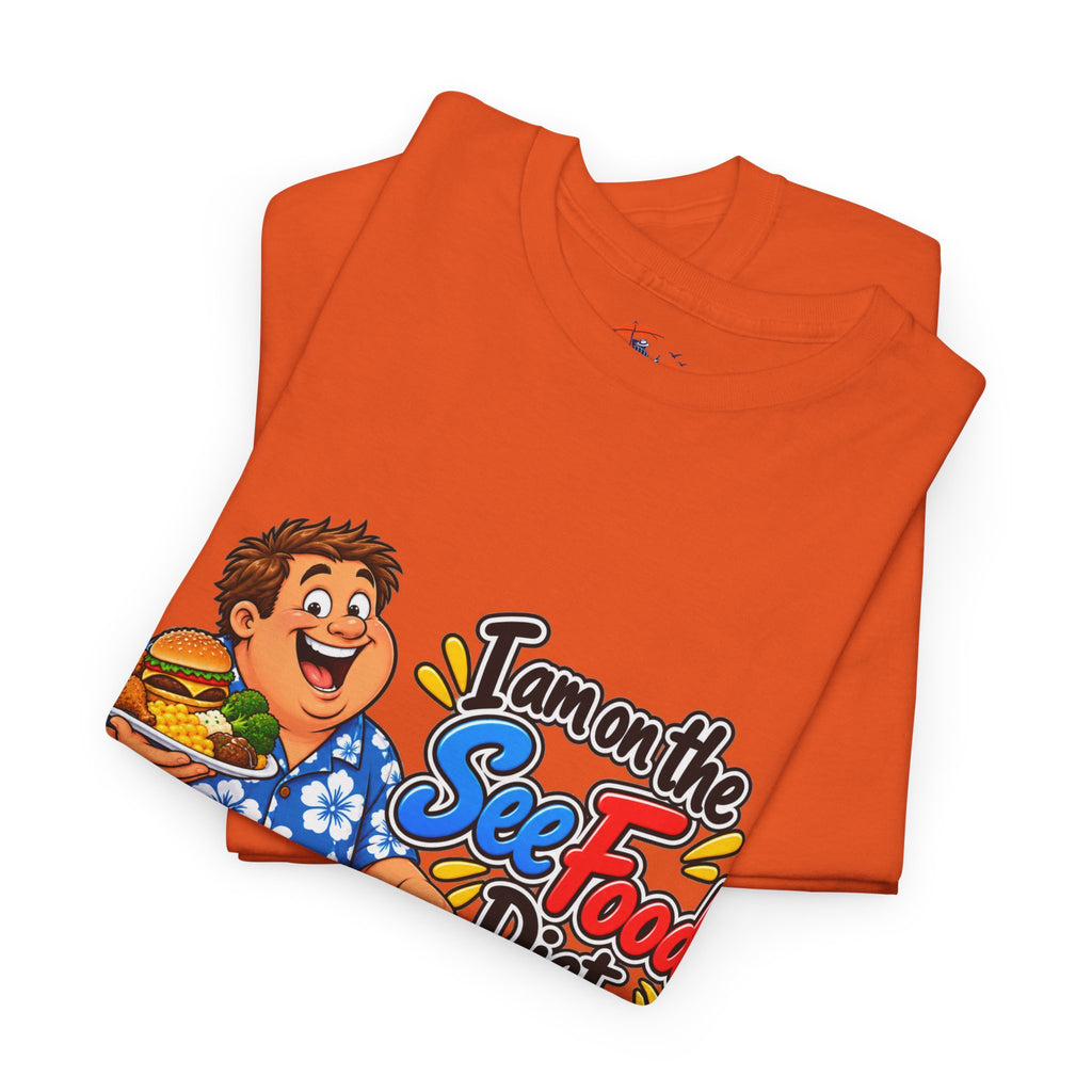 See Food Diet T-Shirt – Funny Seafood Buffet Tee