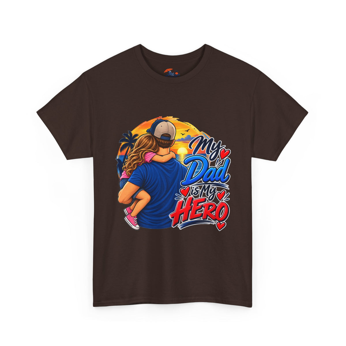 Dad & Daughter Tee — "My Dad Is My Hero" Father's Day T-Shirt