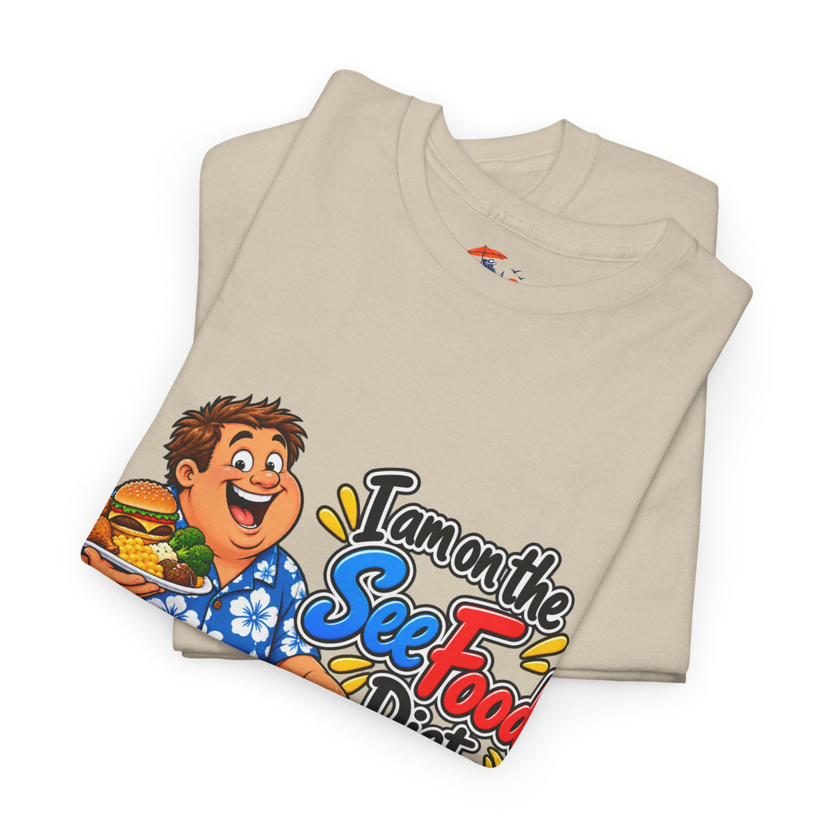 See Food Diet T-Shirt – Funny Seafood Buffet Tee