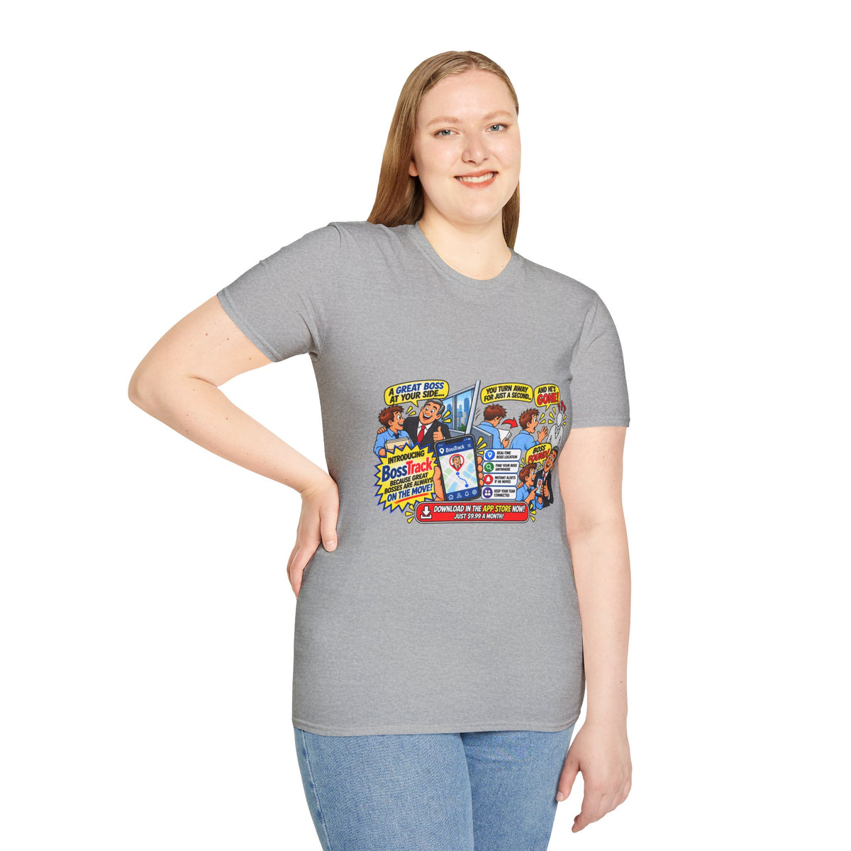 Funny Boss Tracker T-Shirt