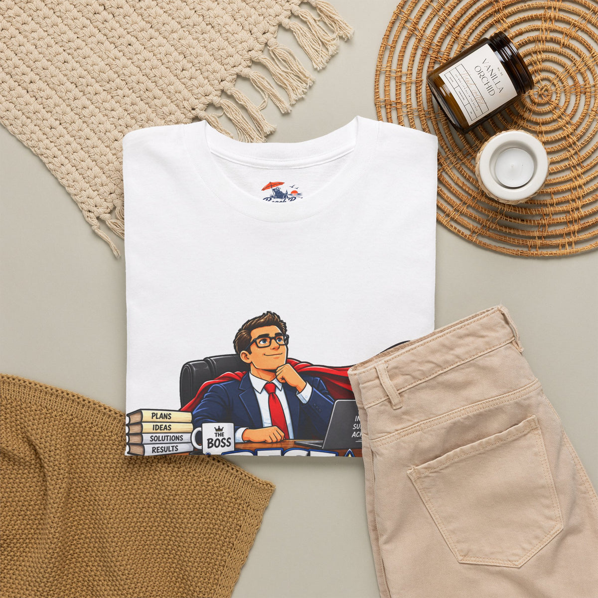 Best Boss Ever T‑Shirt — Personalized "Our Fearless Leader" Gift for Bosses (Add Name)