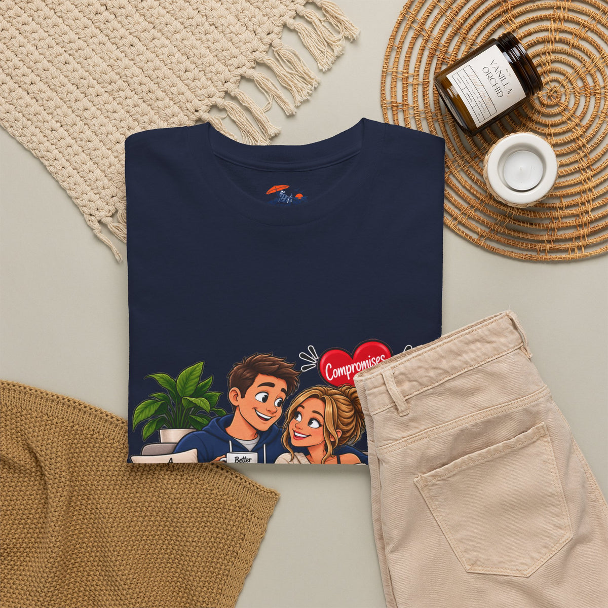 Relationship Advice Graphic Tee — “Think of What the Other Person Wants, Not Just What You Want”