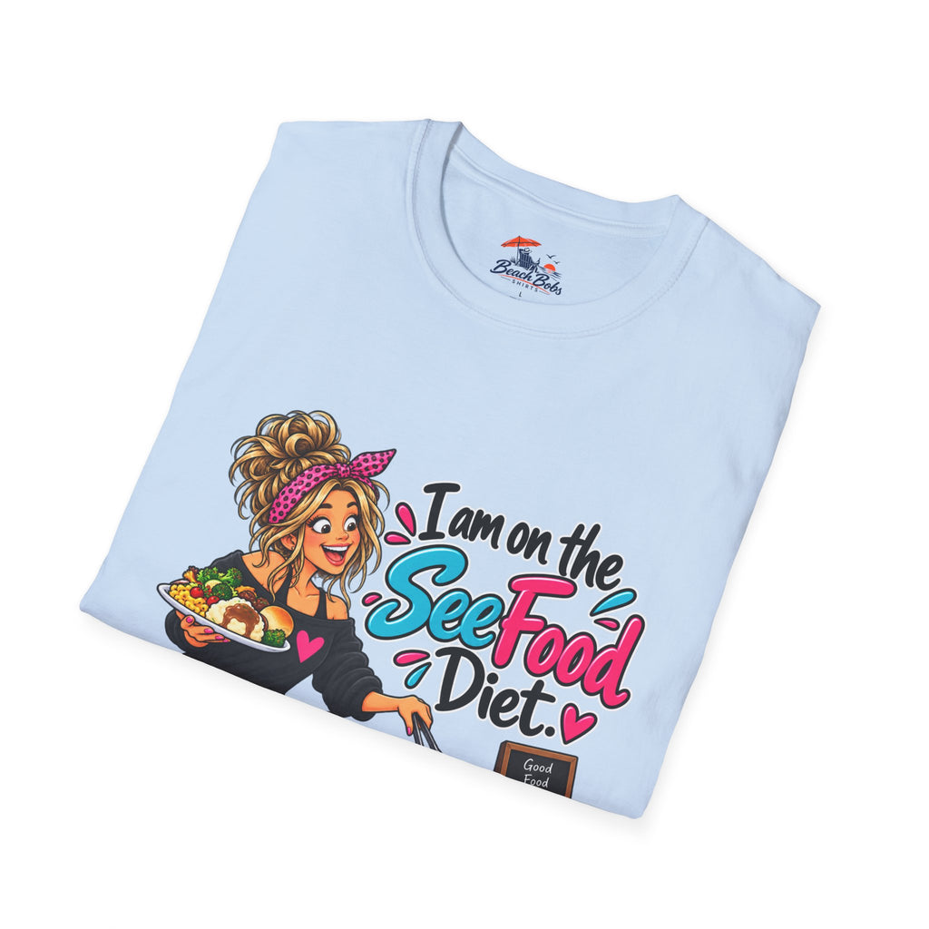 See Food Diet T-Shirt — Funny Buffet Lover Tee