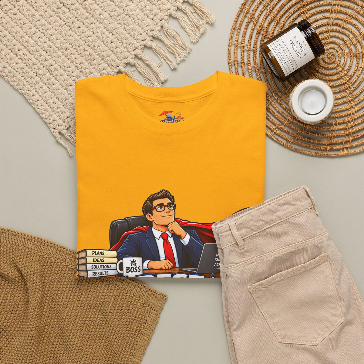 Best Boss Ever T‑Shirt — Personalized "Our Fearless Leader" Gift for Bosses (Add Name)