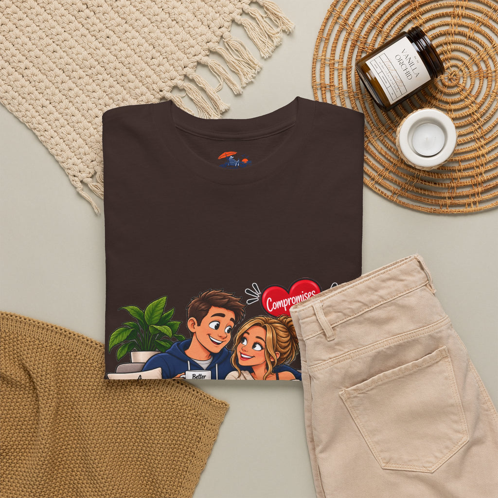 Relationship Advice Graphic Tee — “Think of What the Other Person Wants, Not Just What You Want”