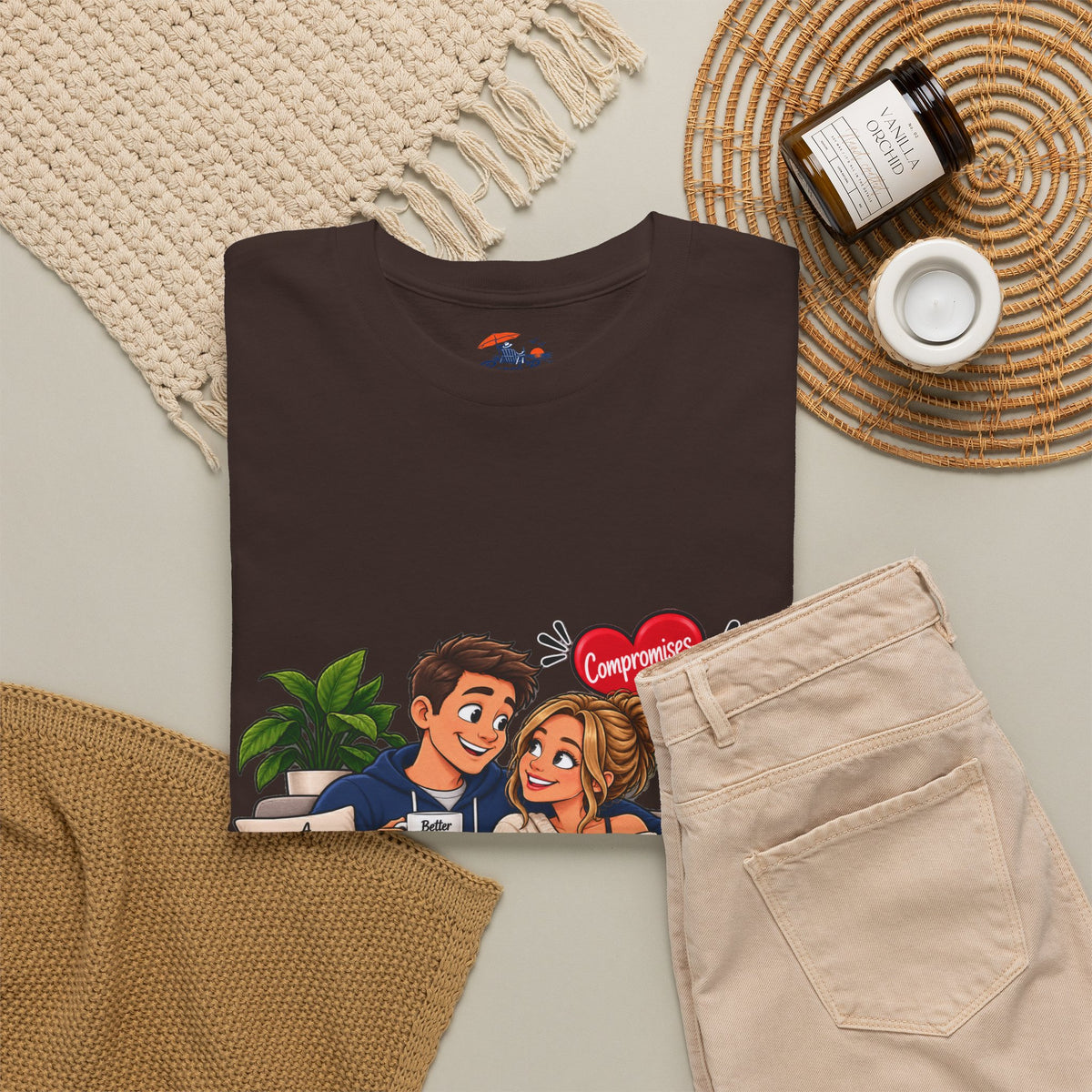 Relationship Advice Graphic Tee — “Think of What the Other Person Wants, Not Just What You Want”