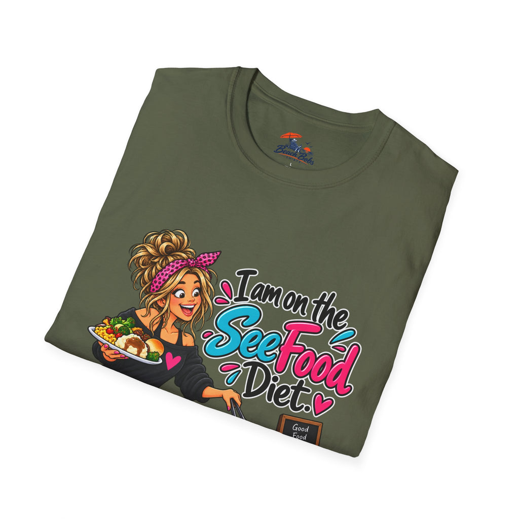 See Food Diet T-Shirt — Funny Buffet Lover Tee