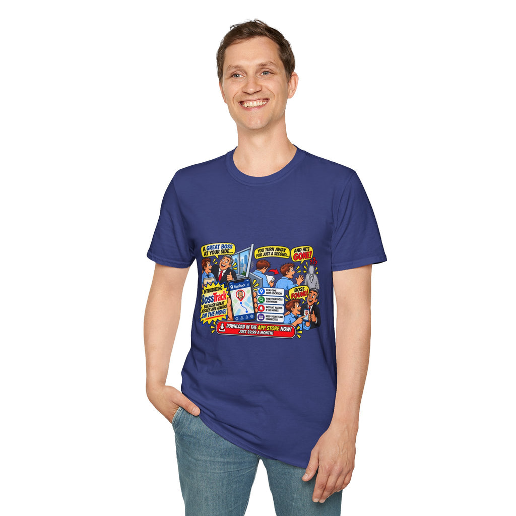 Funny Boss Tracker T-Shirt
