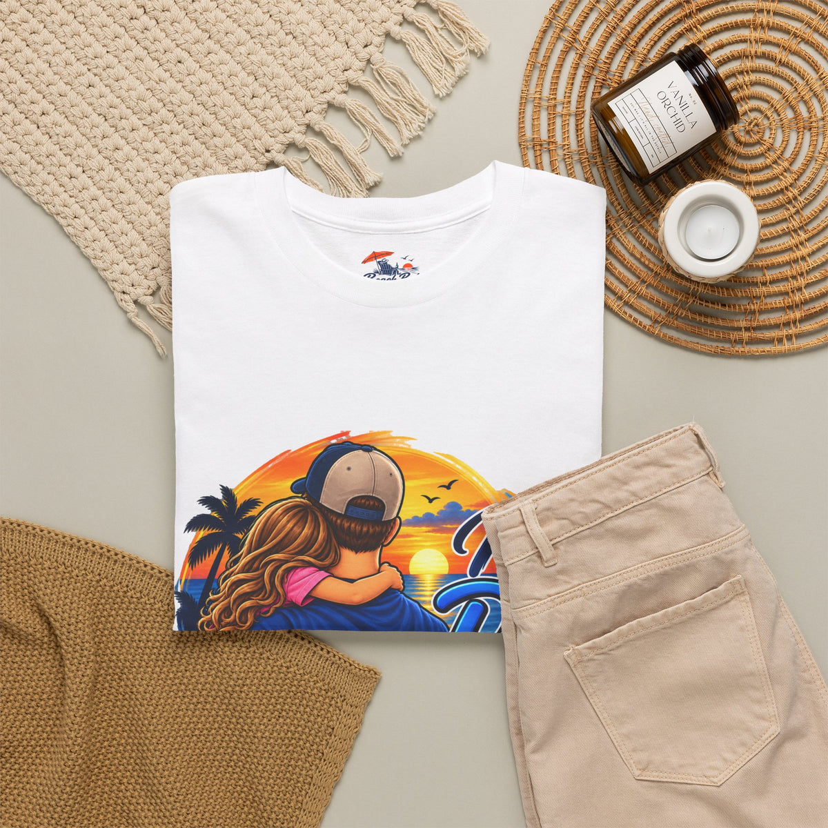 Dad & Daughter Tee — "My Dad Is My Hero" Father's Day T-Shirt