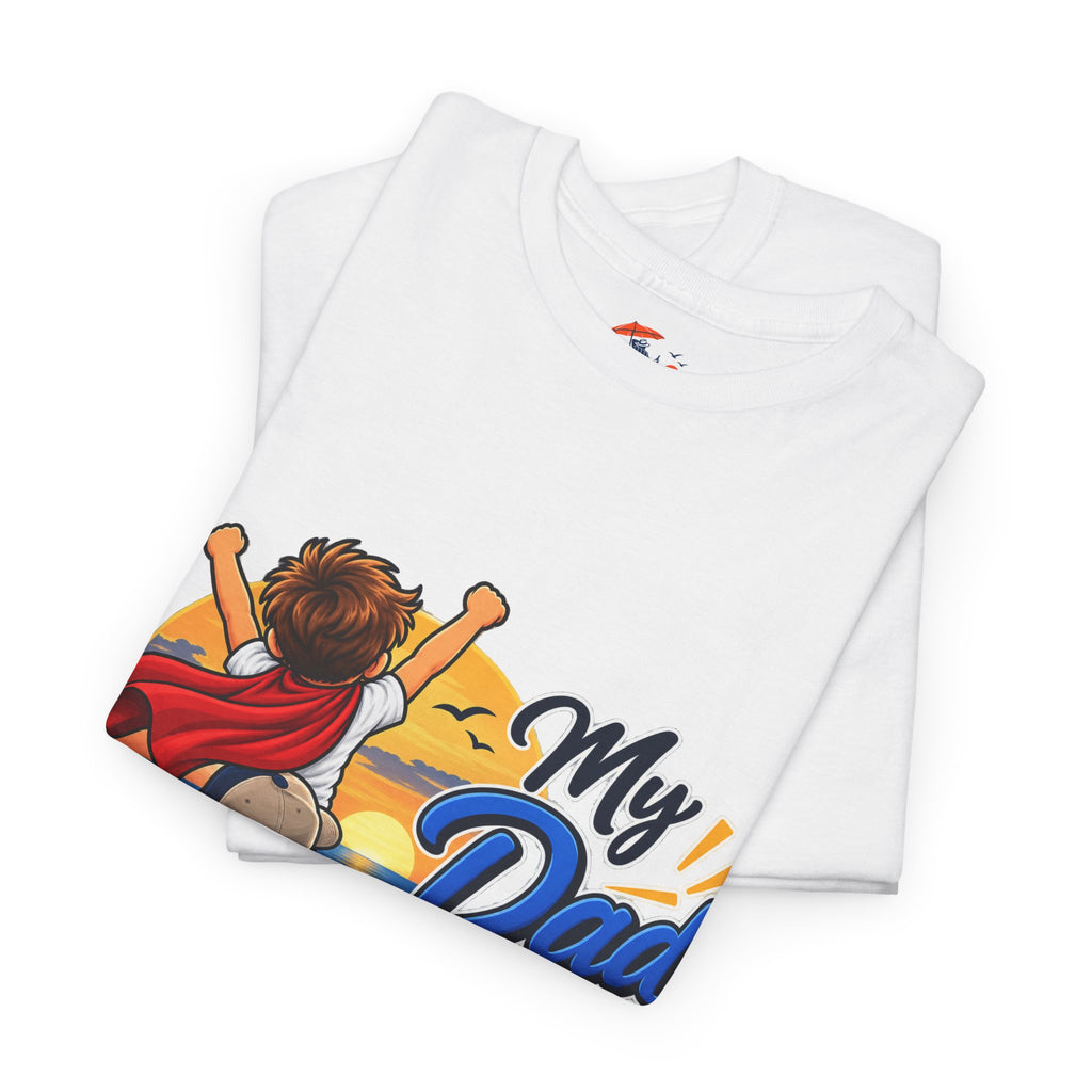 My Dad Is My Hero T-Shirt — Father & Child Superhero Tee for Father’s Day