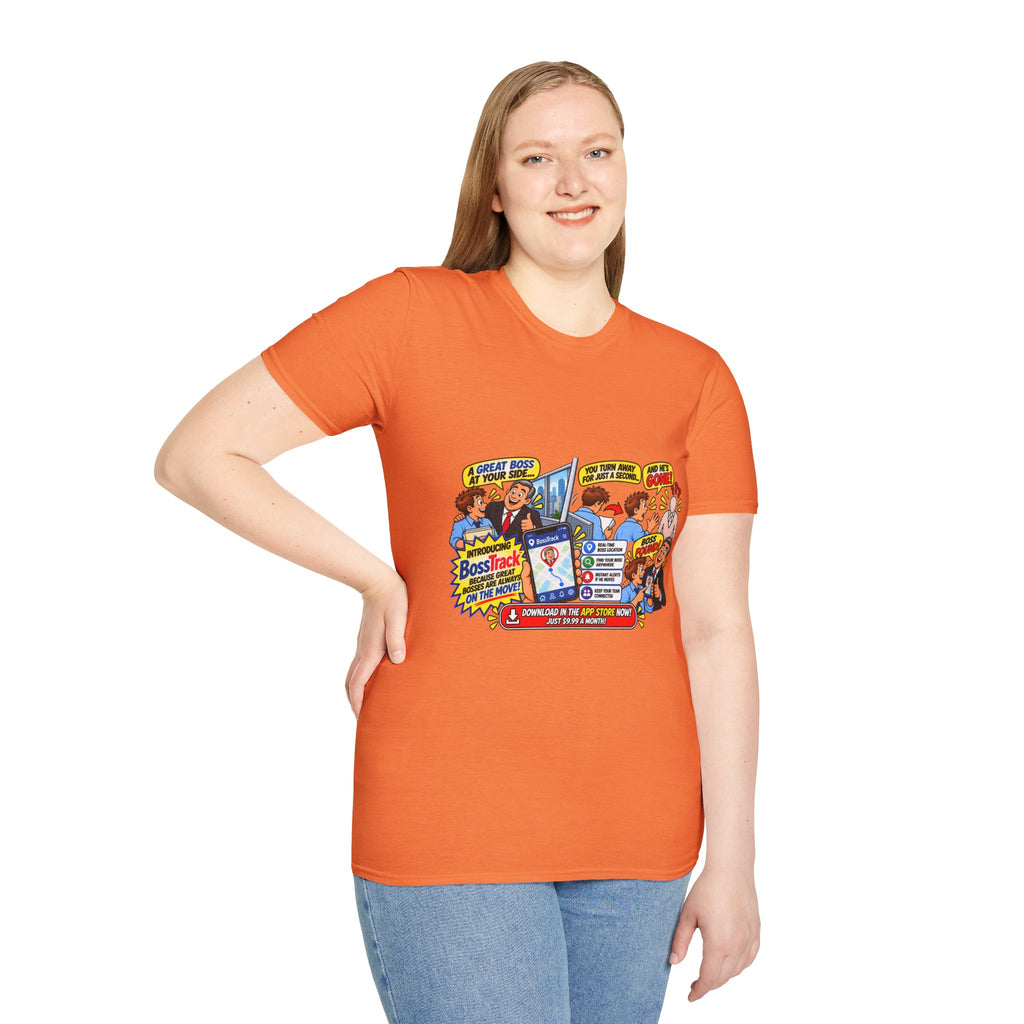 Funny Boss Tracker T-Shirt