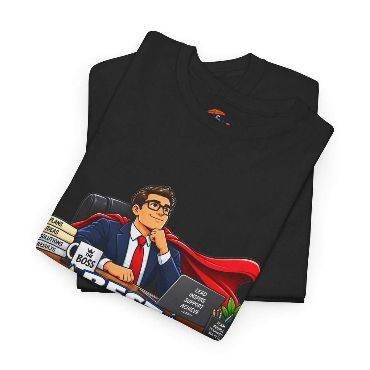 Best Boss Ever T‑Shirt — Personalized "Our Fearless Leader" Gift for Bosses (Add Name)