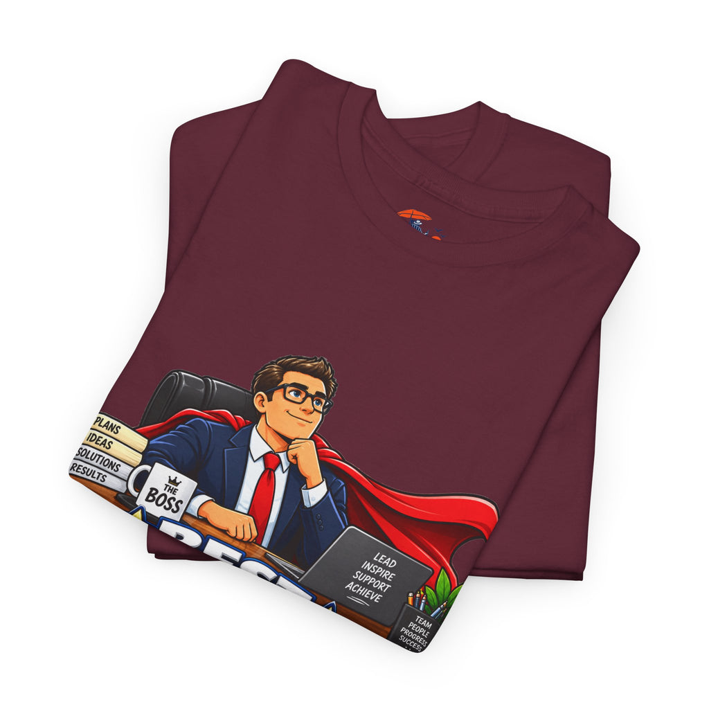 Best Boss Ever T‑Shirt — Personalized "Our Fearless Leader" Gift for Bosses (Add Name)