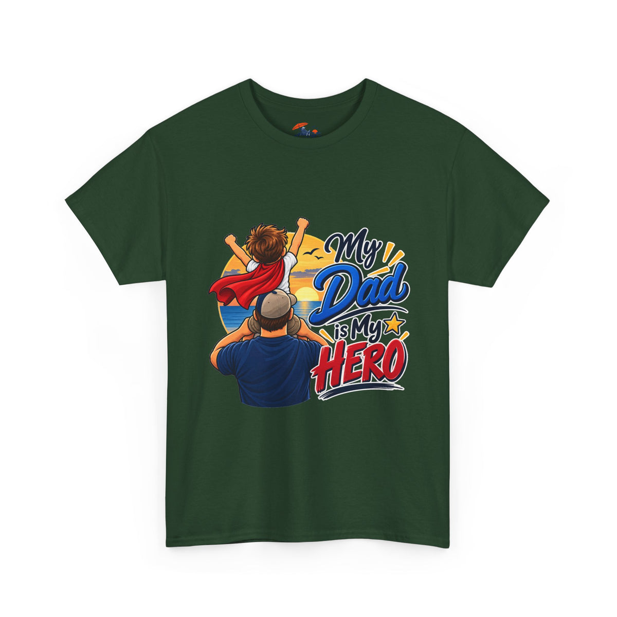 My Dad Is My Hero T-Shirt — Father & Child Superhero Tee for Father’s Day