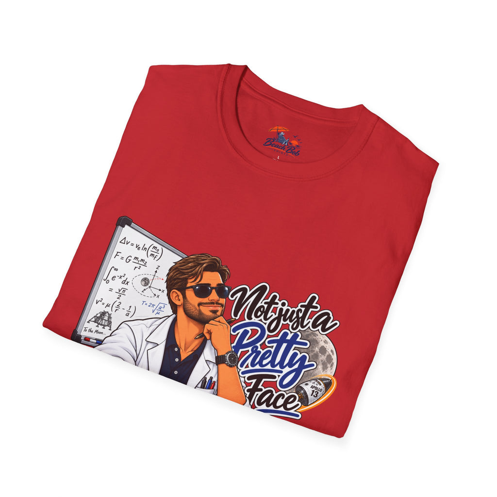 Pretty Face Scientist T-Shirt — 'Mighta Pretty Face' Graphic Tee for Scientists & Students