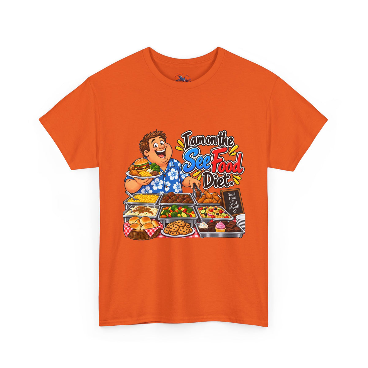 See Food Diet T-Shirt – Funny Seafood Buffet Tee