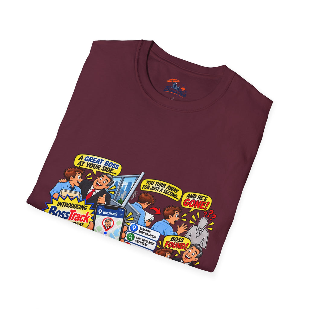 Funny Boss Tracker T-Shirt