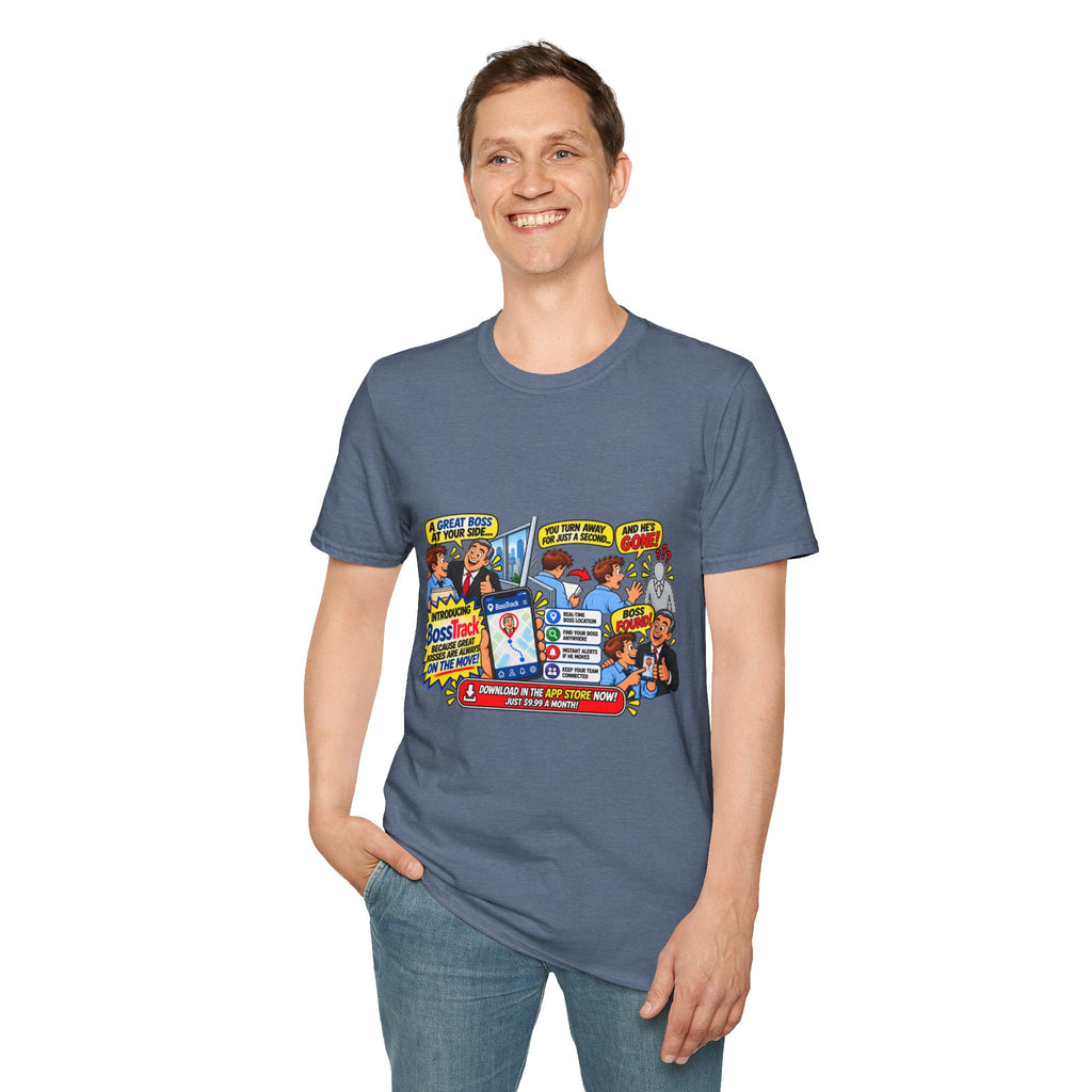 Funny Boss Tracker T-Shirt