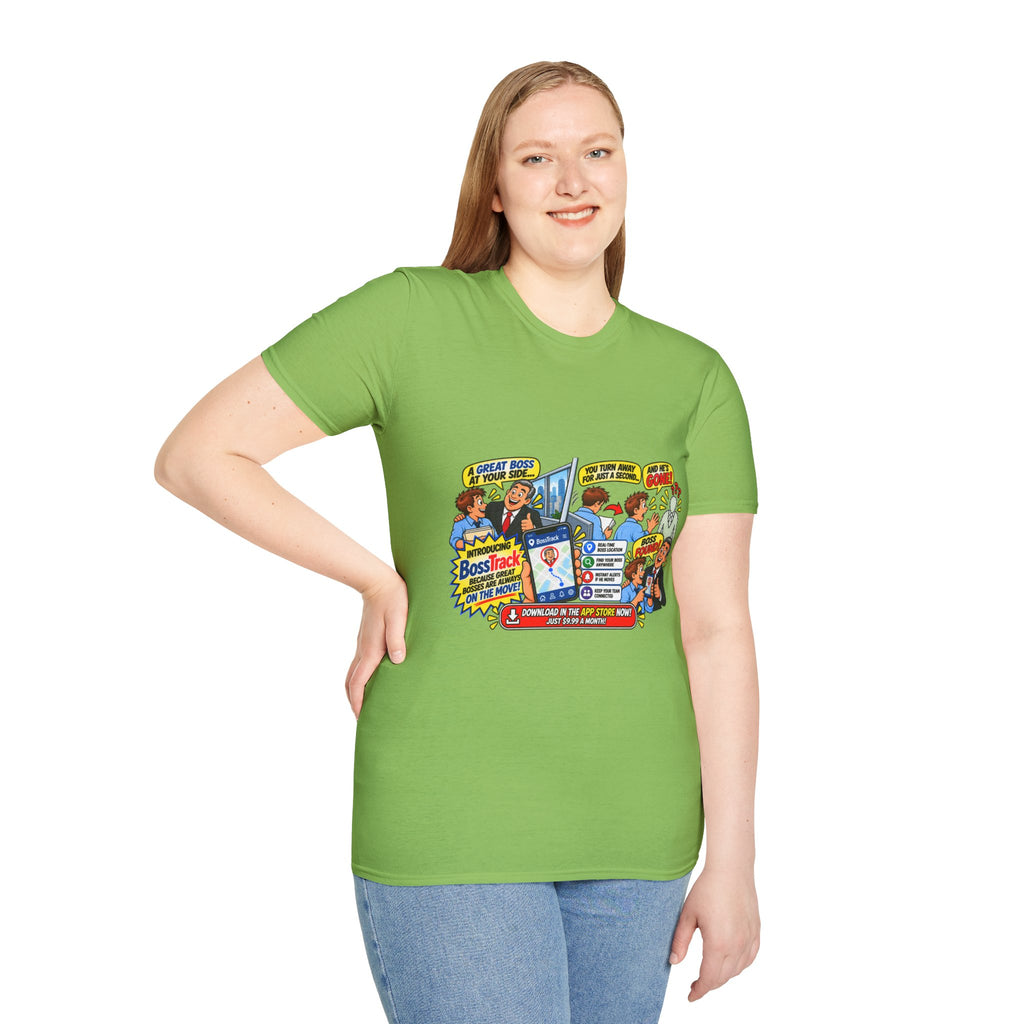 Funny Boss Tracker T-Shirt