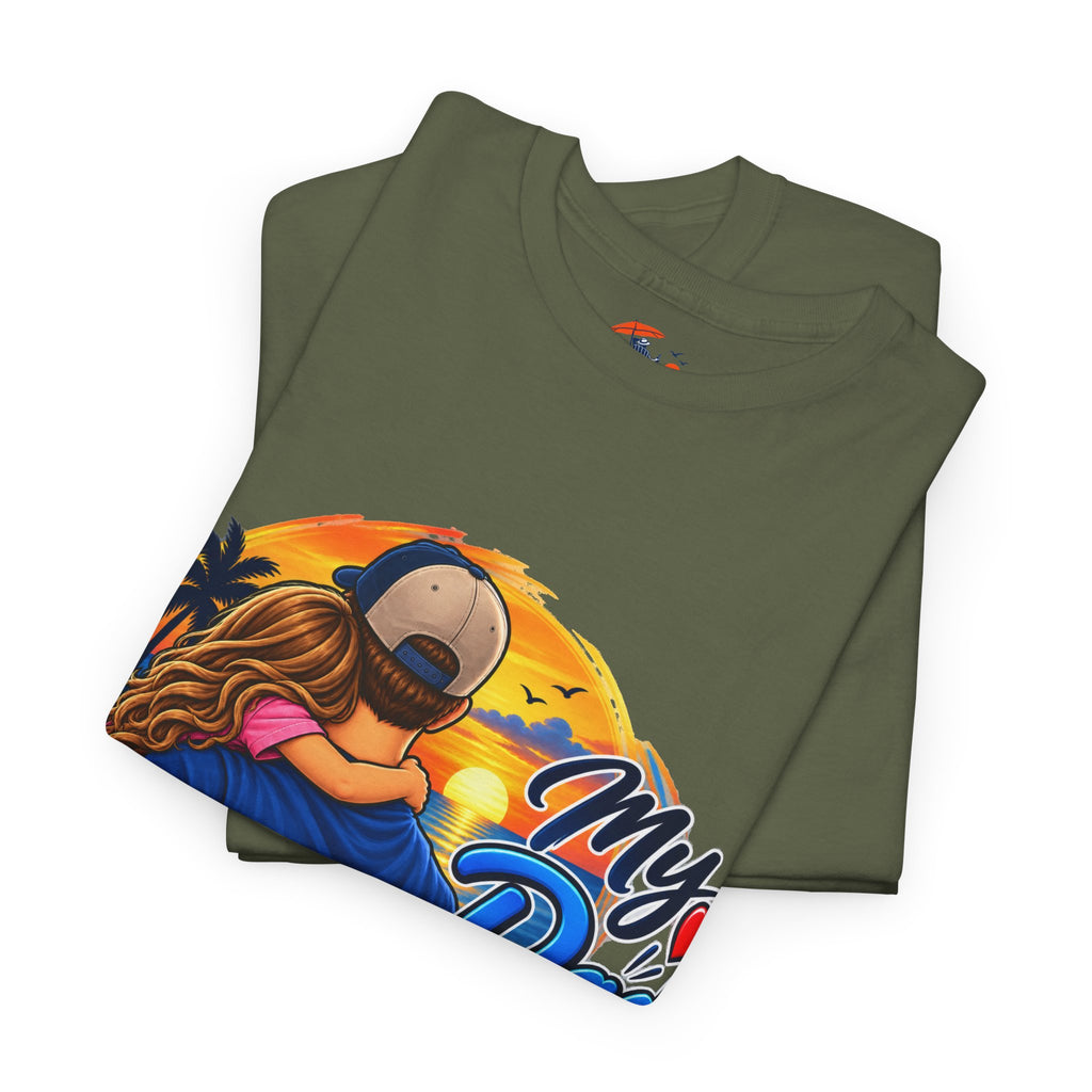 Dad & Daughter Tee — "My Dad Is My Hero" Father's Day T-Shirt