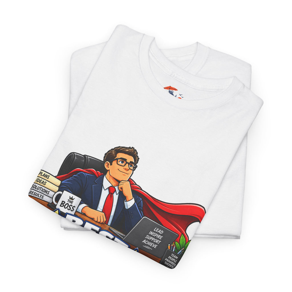 Best Boss Ever T‑Shirt — Personalized "Our Fearless Leader" Gift for Bosses (Add Name)