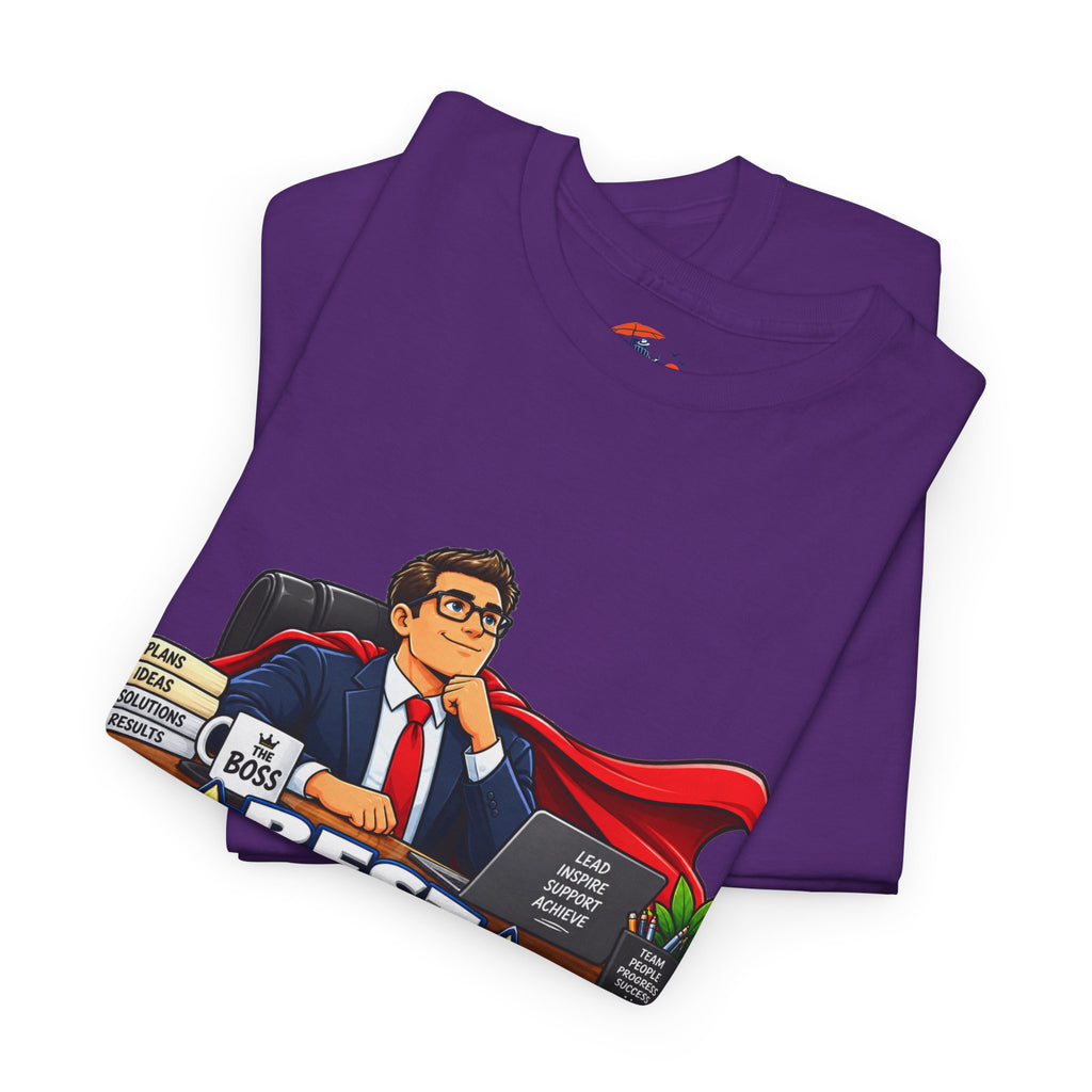 Best Boss Ever T‑Shirt — Personalized "Our Fearless Leader" Gift for Bosses (Add Name)