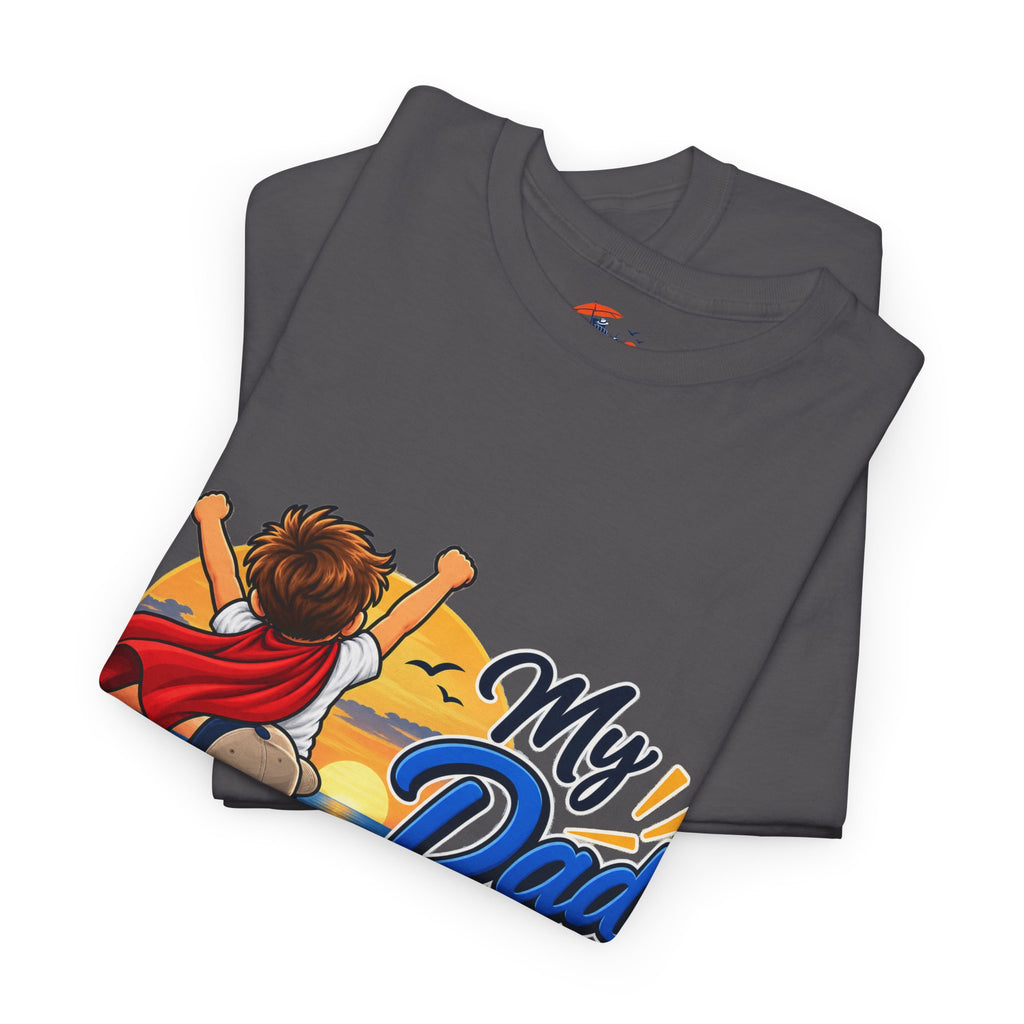 My Dad Is My Hero T-Shirt — Father & Child Superhero Tee for Father’s Day