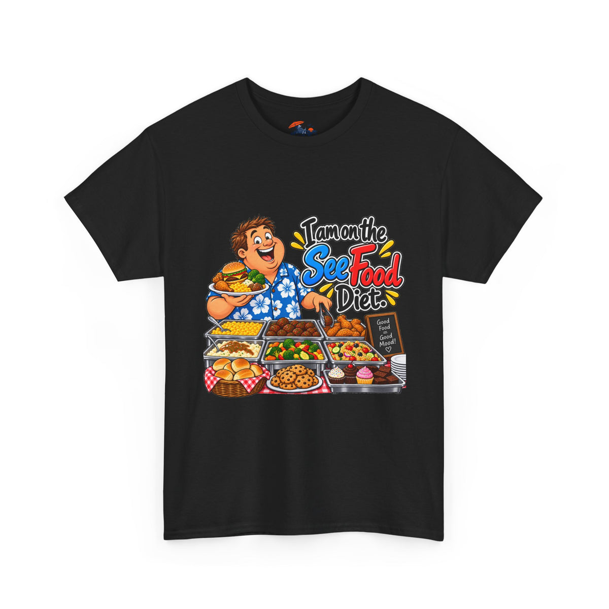 See Food Diet T-Shirt – Funny Seafood Buffet Tee