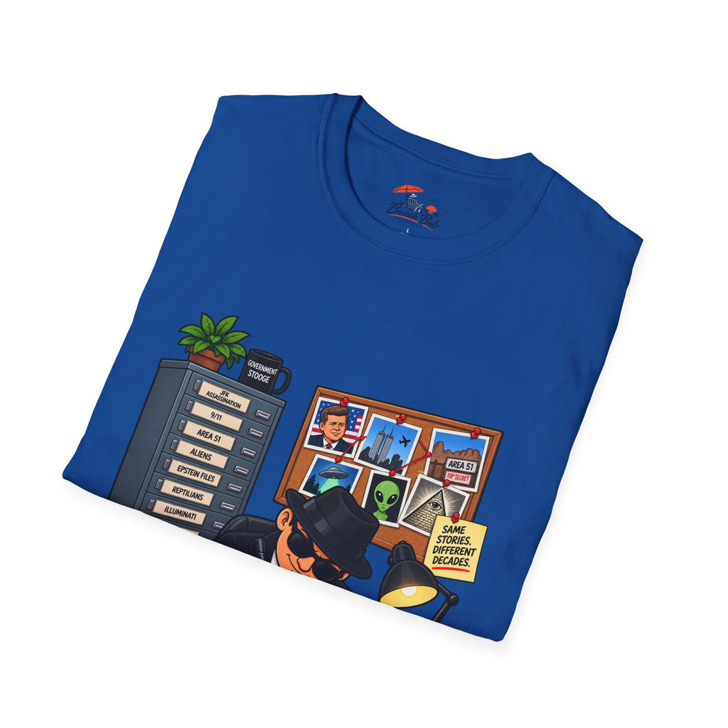 'Just Redact Everything' Conspiracy Theory Graphic T-Shirt