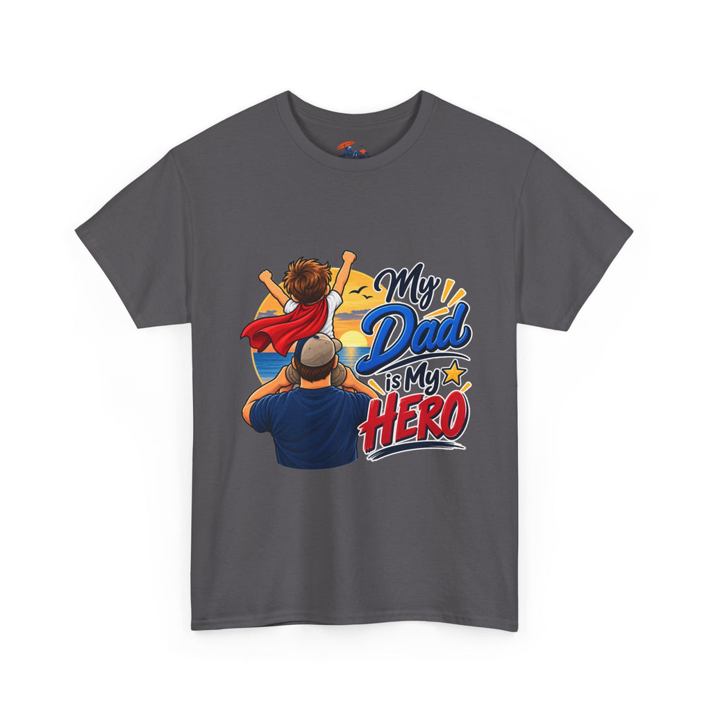 My Dad Is My Hero T-Shirt — Father & Child Superhero Tee for Father’s Day