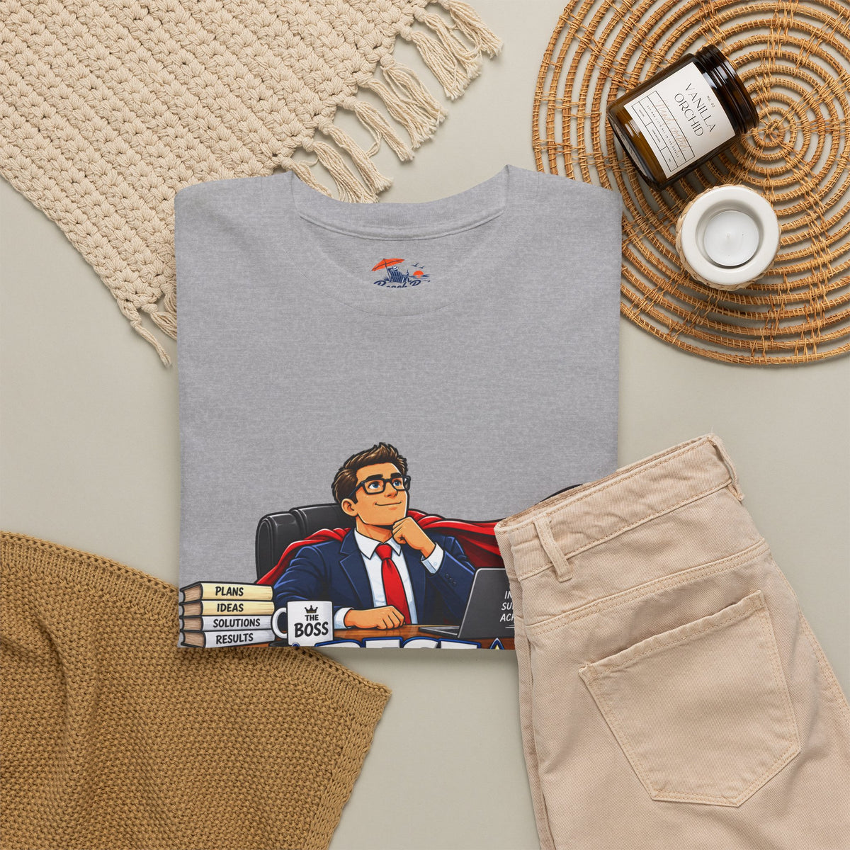 Best Boss Ever T‑Shirt — Personalized "Our Fearless Leader" Gift for Bosses (Add Name)