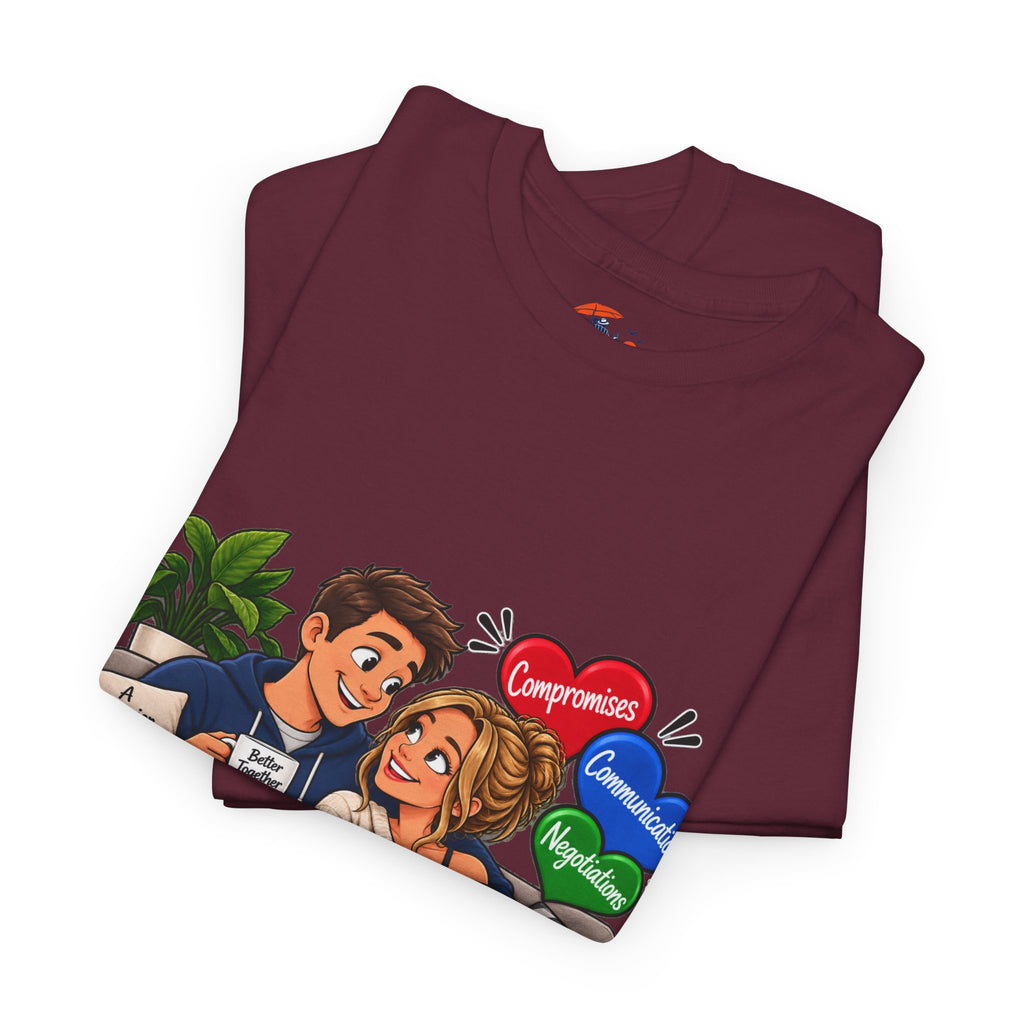 Relationship Advice Graphic Tee — “Think of What the Other Person Wants, Not Just What You Want”