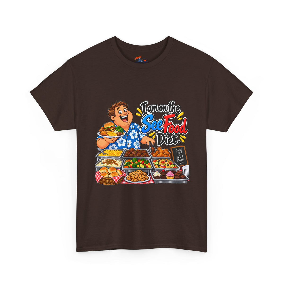 See Food Diet T-Shirt – Funny Seafood Buffet Tee