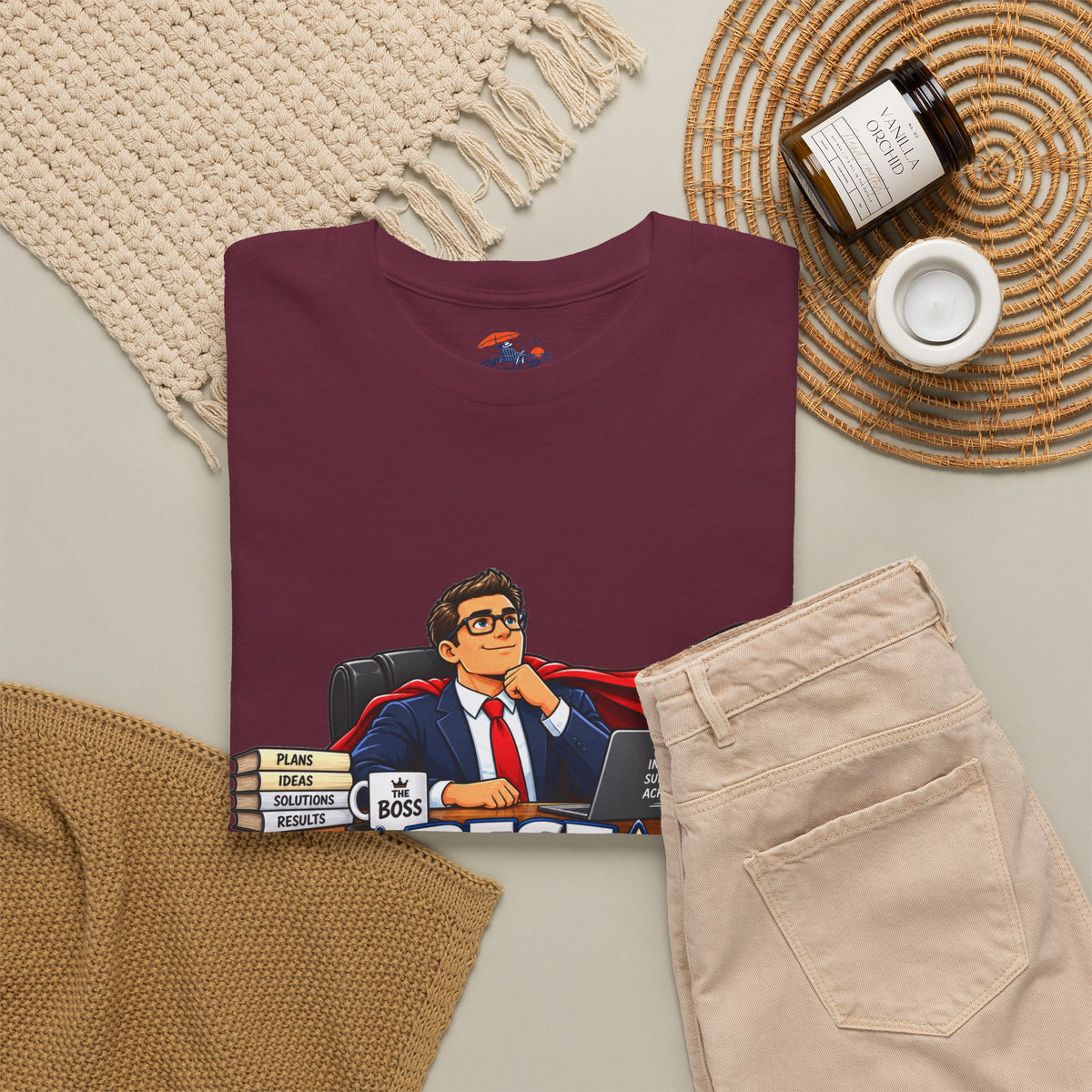 Best Boss Ever T‑Shirt — Personalized "Our Fearless Leader" Gift for Bosses (Add Name)