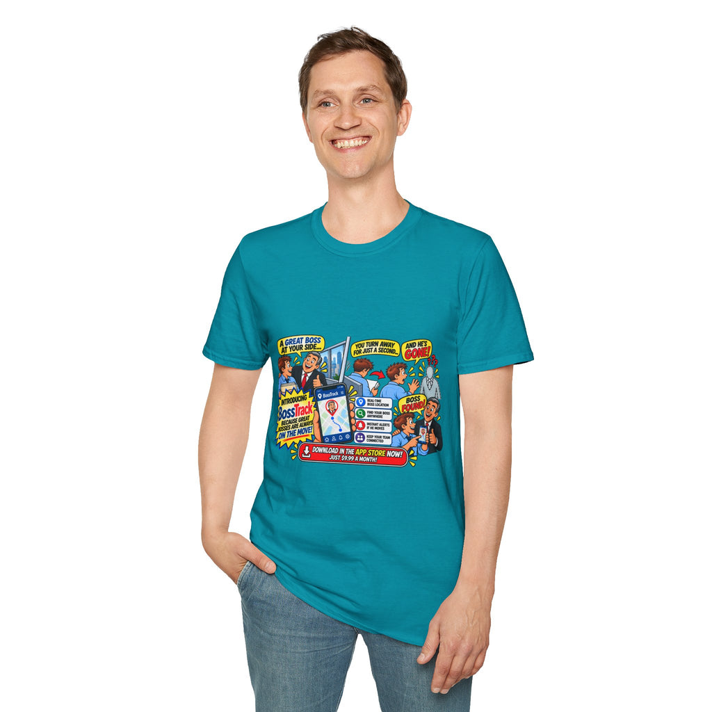 Funny Boss Tracker T-Shirt