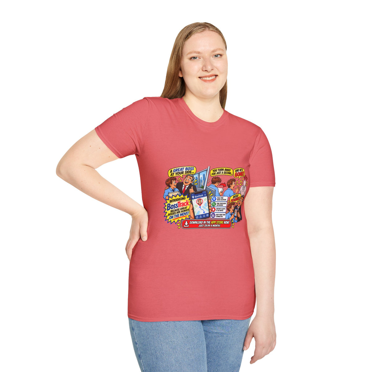 Funny Boss Tracker T-Shirt