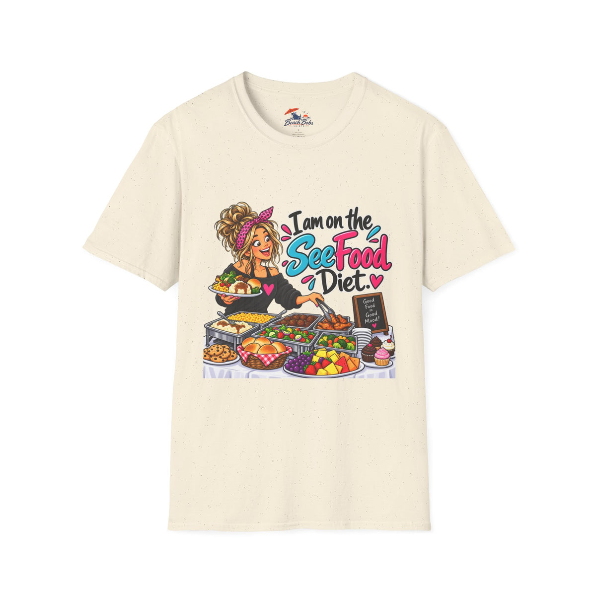 See Food Diet T-Shirt — Funny Buffet Lover Tee